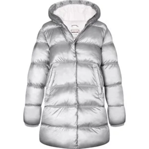 Kabát dívčí nylonový Puffa podšitý microfleecem