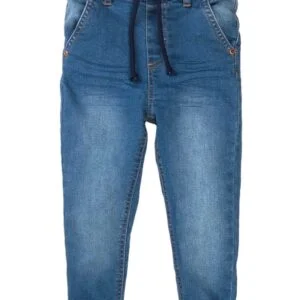 Kalhoty chlapecké podšité džínové s elastanem