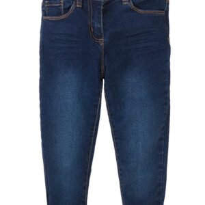 Kalhoty dívčí podšité džínové s elastanem