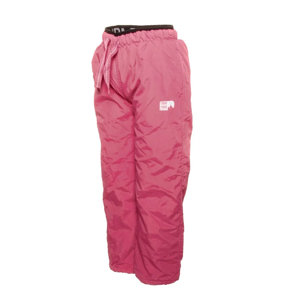 kalhoty sportovní podšité fleezem outdoorové