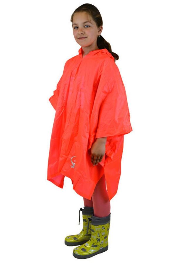 poncho PVC neonová