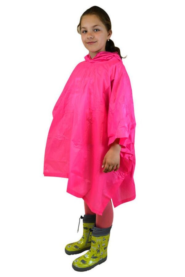 poncho PVC neonová