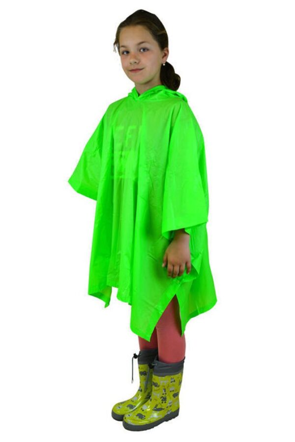 poncho PVC neonová