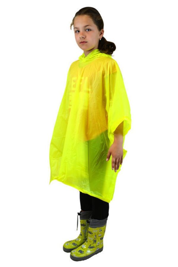 poncho PVC neonová