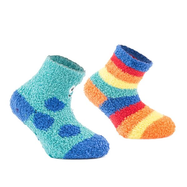 ponožky chlapecké FLUFFY s protiskluzem - 2pack