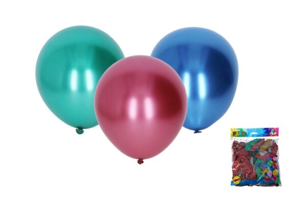 Balónek nafukovací 25cm - sada 100ks