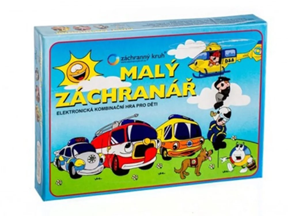 Malý záchranář společenská hra na baterie v krabici 22x16x3cm