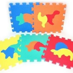 Měkké puzzle bloky DINO 30 cm