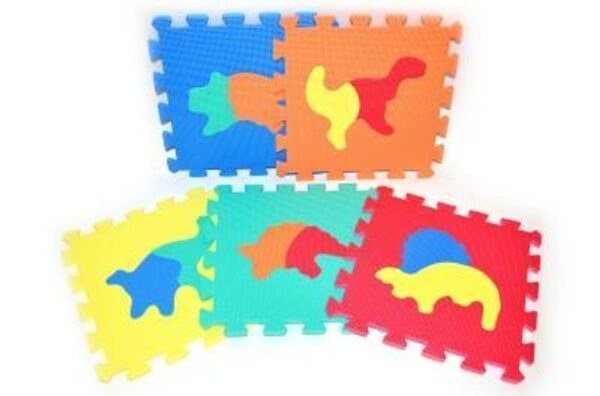 Měkké puzzle bloky DINO 30 cm