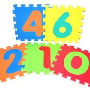 Měkké puzzle bloky číslice