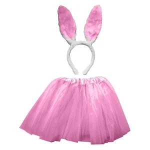 Set karneval - zajíček růžový