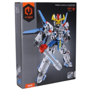 Stavebnice robot modrý 30 cm