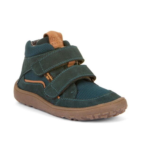 Chlapecké barefoot boty TEX AUTUMN  Petroleum Froddo G3110254-13 - khaki - 35