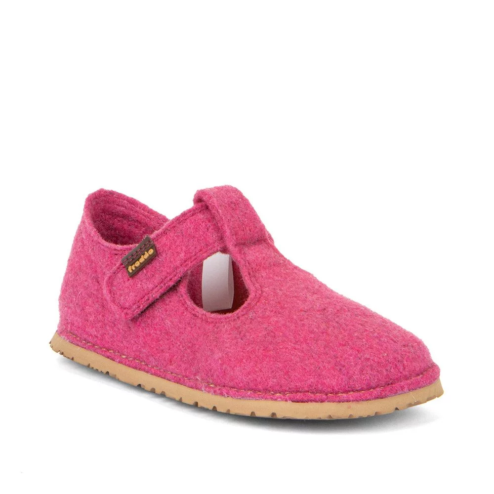 Dívčí barefoot bačkory FLEXY WOOLY Fuxia; Froddo; G1700378-6 - 30