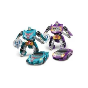 Autorobot s mečem 15 cm sportovní auto