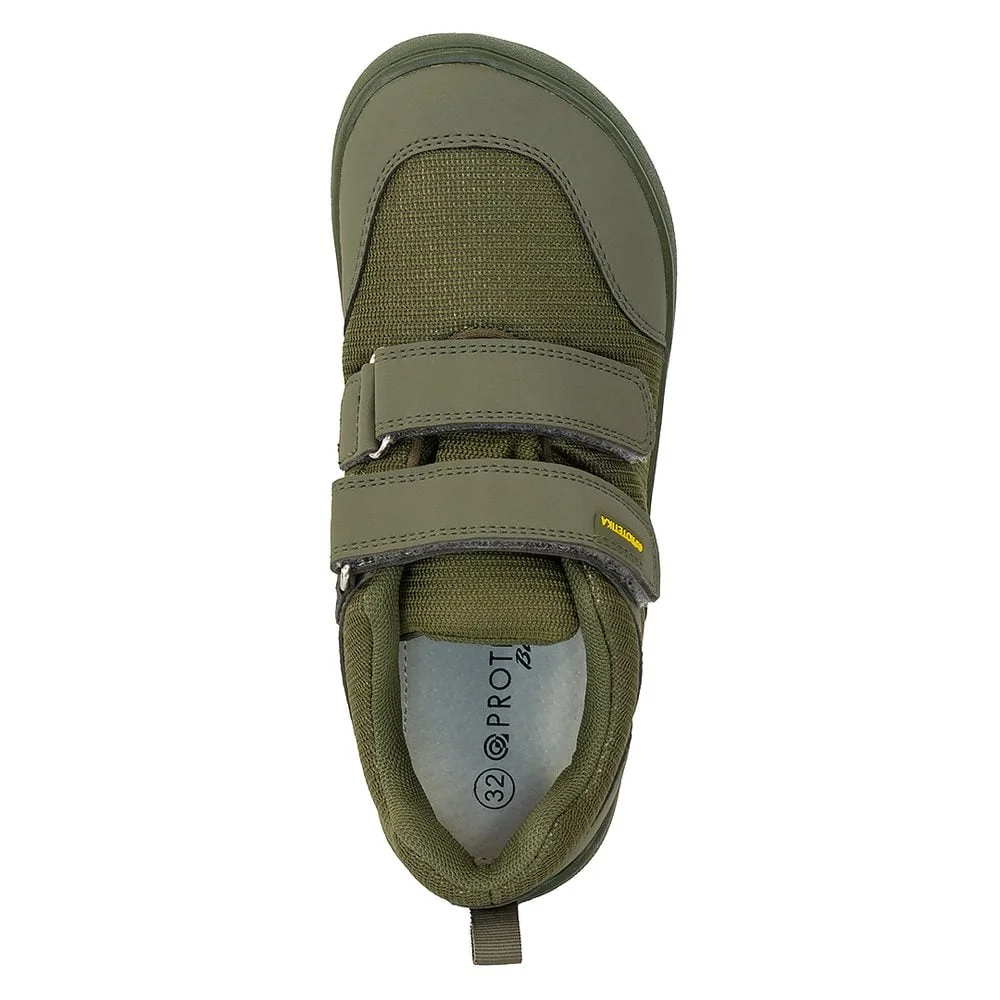 Chlapecké barefoot tenisky s membránou NOLAN KHAKI