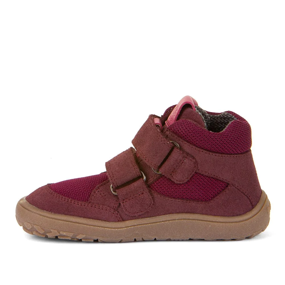 Dívčí barefoot boty TEX AUTUMN  Bordeaux Froddo G3110254-4 červená - 40