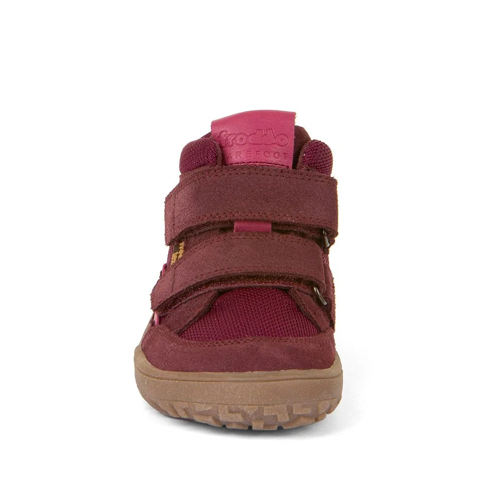 Dívčí barefoot boty TEX AUTUMN  Bordeaux Froddo G3110254-4 červená - 40