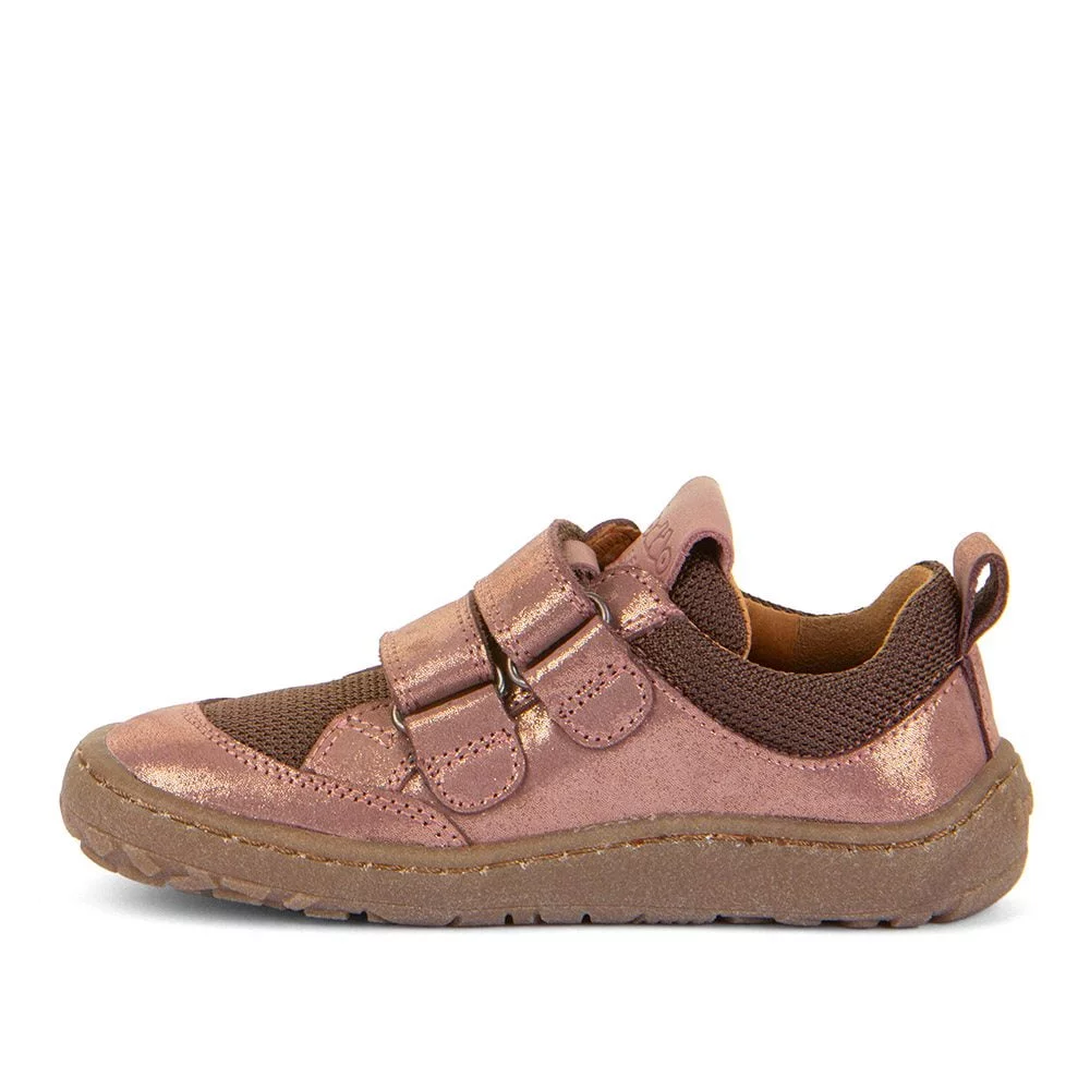 Dívčí barefoot tenisky BASE Pink/Gold Froddo G3130259-6 - růžová - 35