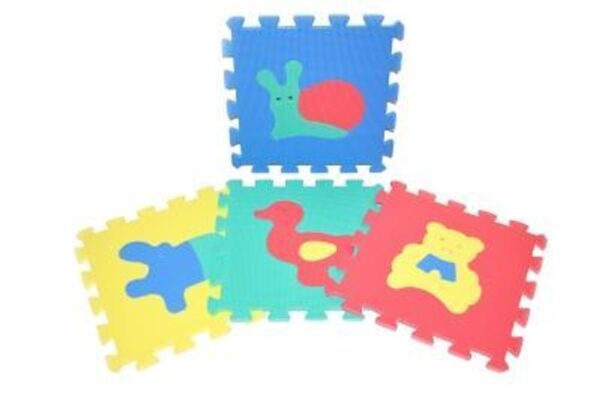 Měkké puzzle bloky zvířata