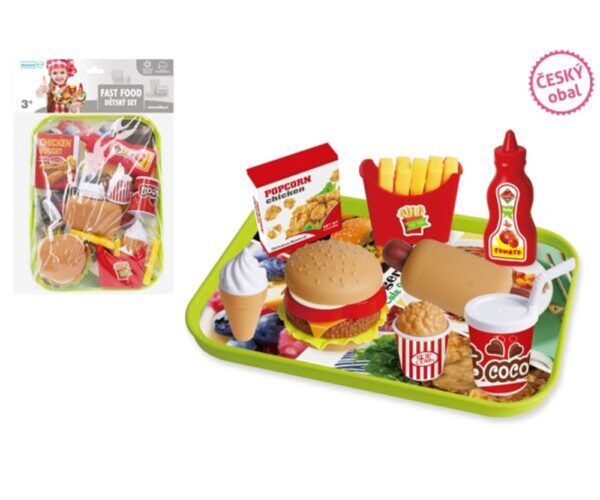 Občerstvení Fast Food s táckem - český obal