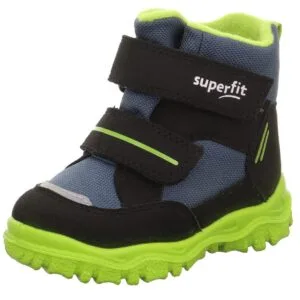 Chlapecké zimní boty HUSKY1 Black/Light Green Gore-Tex