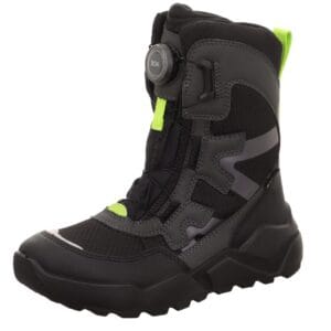 Chlapecké zimní boty ROCKET Black/Green Gore-Tex