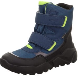 Chlapecké zimní boty ROCKET Blau/Light Green Gore-Tex