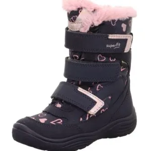 Dívčí zimní boty CRYSTAL Blue/Pink Gore-Tex