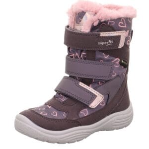 Dívčí zimní boty CRYSTAL Purple/Pink Gore-Tex