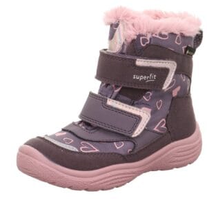 Dívčí zimní boty CRYSTAL Purple/Pink Gore-Tex