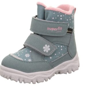 Dívčí zimní boty HUSKY1 Light Green/Pink Gore-Tex