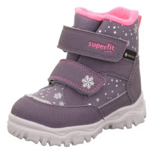 Dívčí zimní boty HUSKY1 Purple/Pink Gore-Tex