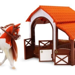 Royal Breeds - Kůň se stájí set 9 cm