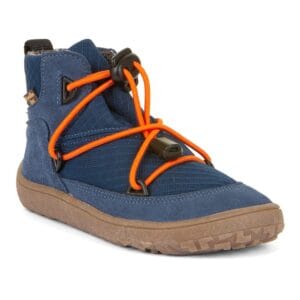 Chlapecké celoroční barefoot boty TEX TRACK Denim Froddo G3110257-1 - světle modrá - 41