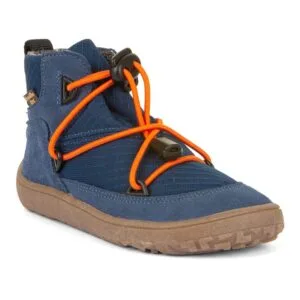 Chlapecké celoroční barefoot boty TEX TRACK Denim Froddo G3110257-1 - světle modrá - 41