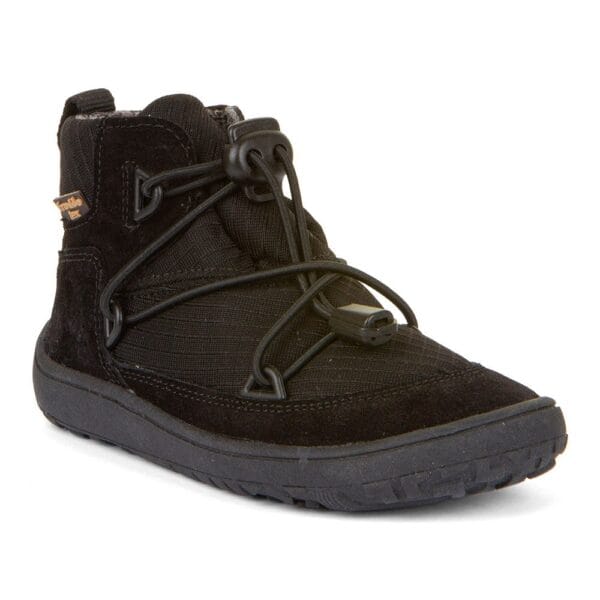 Dětské celoroční barefoot boty TEX TRACK Black Froddo G3110257-2 - černá - 33