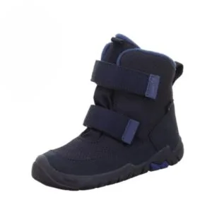 Chlapecké zimní boty barefit TRACE Blue Gore-Tex