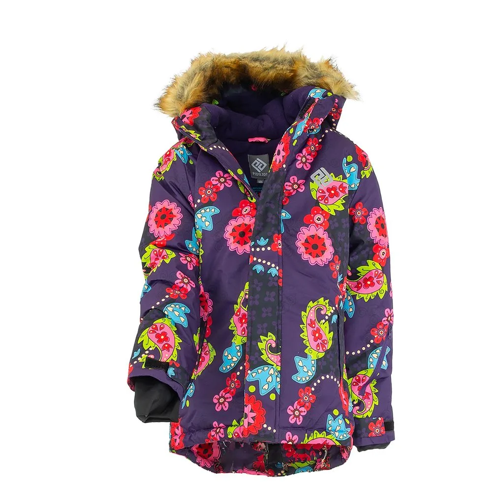 Dívčí bunda lyžařská zimní KINDU Pidilidi