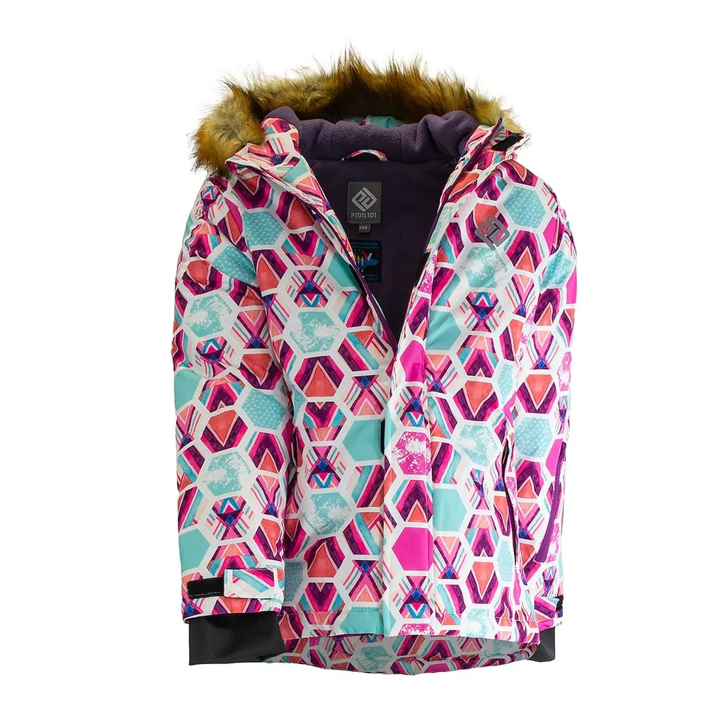 Dívčí bunda lyžařská zimní SOLA Pidilidi