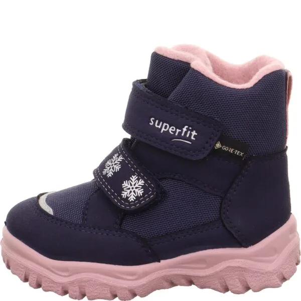 Dívčí zimní boty HUSKY1 Blau/Pink Gore-Tex