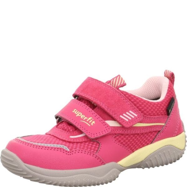 Dívčí celoroční boty STORM Pink/Yellow Goretex