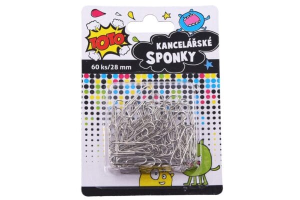 Sponka kancelářská 60 ks