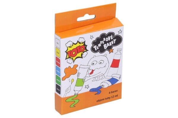 Temperové barvy kov 6ks - 12ml