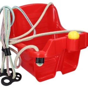 Houpačka dětská plastová červená