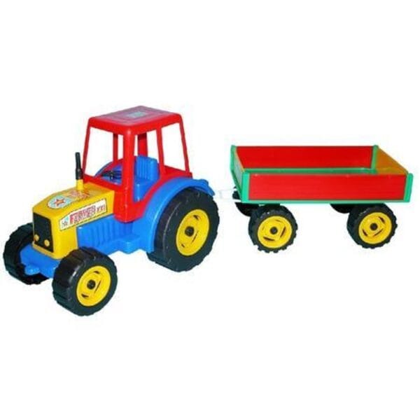 Traktor s vlečkou
