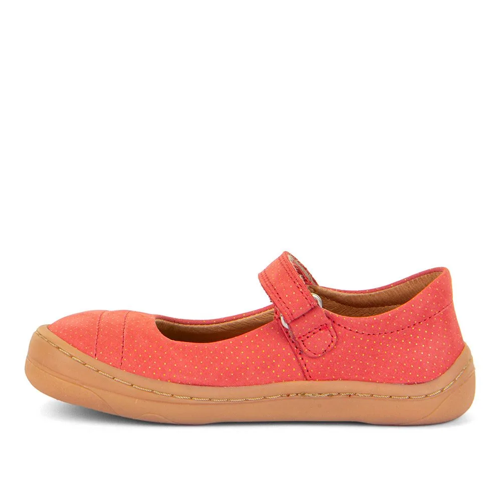 Dívčí barefoot baleríny MARY J Coral Froddo G3140184-7 červená - 38