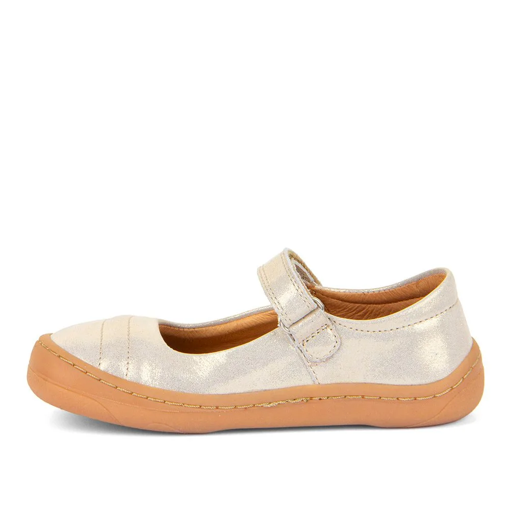 Dívčí barefoot baleríny MARY J Gold Shine Froddo G3140184-5 zlatá - 37