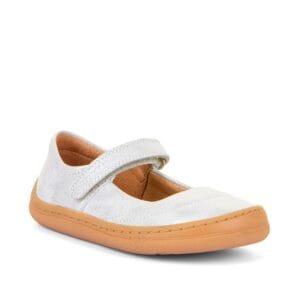Dívčí barefoot baleríny MARY J Silver Froddo G3140184-6 stříbrná - 37