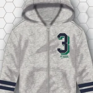 Mikina chlapecká s kapucí celopropínací